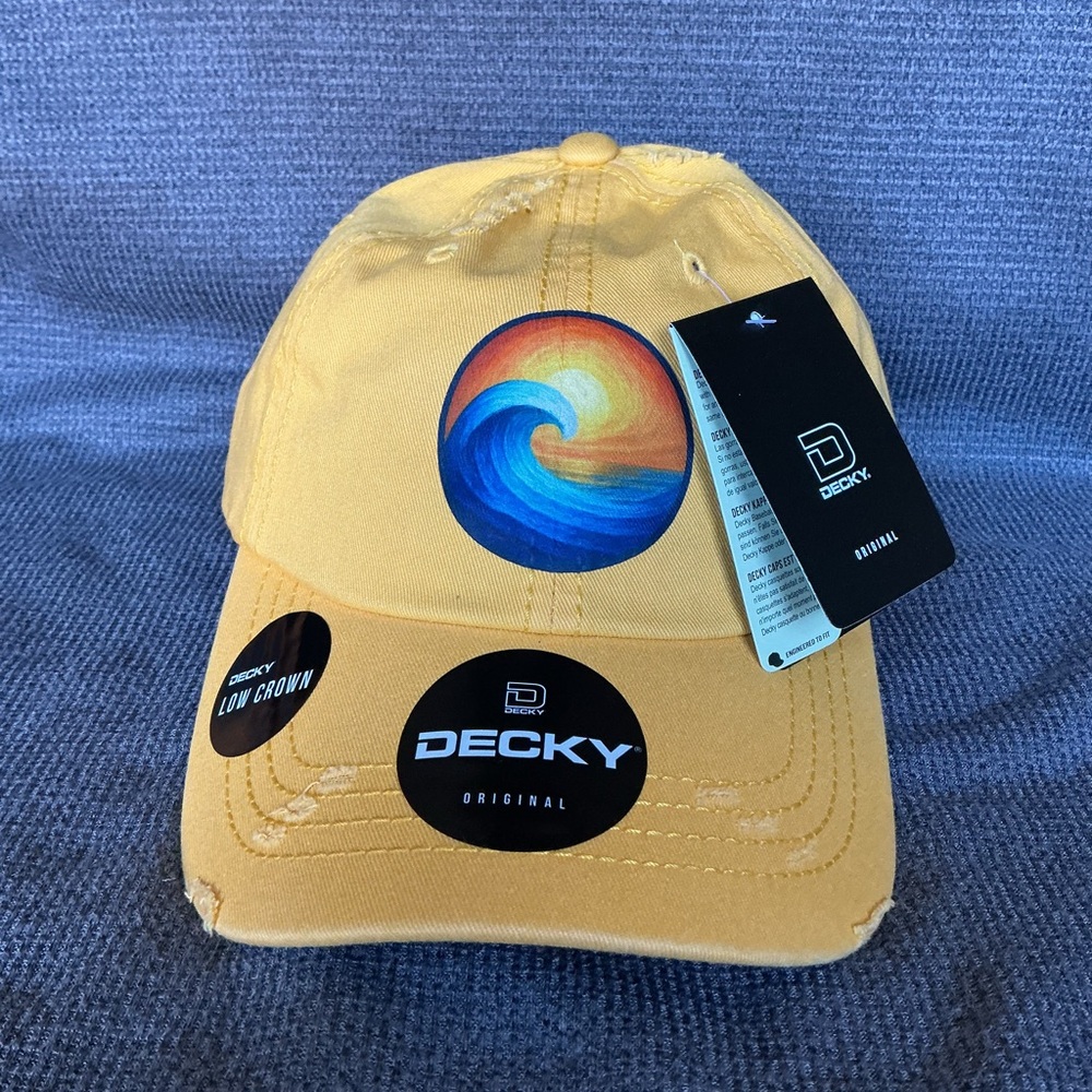 Sunrise Wave distressed Decky 959 relaxed distressed cap
